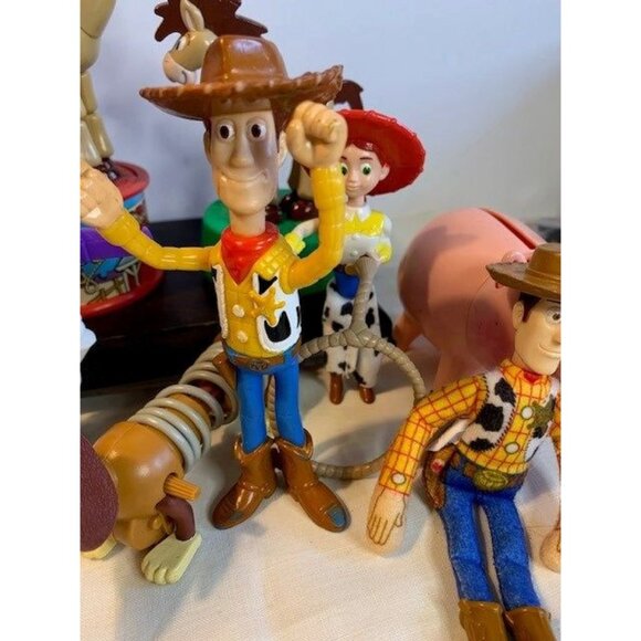 Disney Pixar Toy Story Character Figure Set Buzz Lightyear Woody Jessie Slinky H - Picture 6 of 16